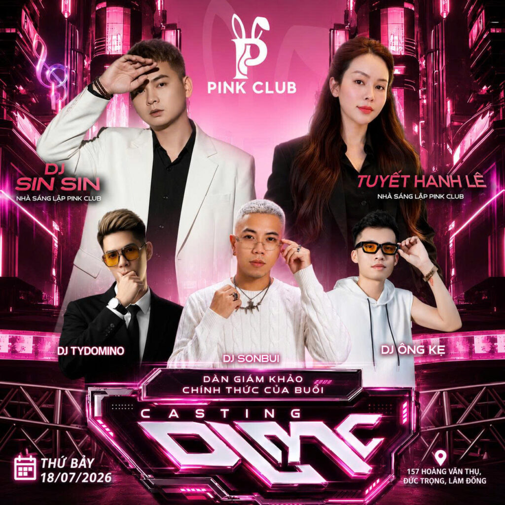 Casting DJ tại Pink Club