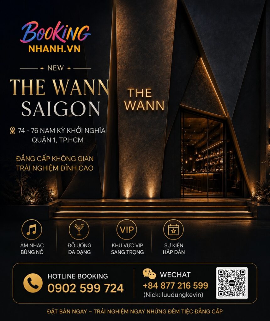 Poster New The Wann Saigon Booking Nhanh